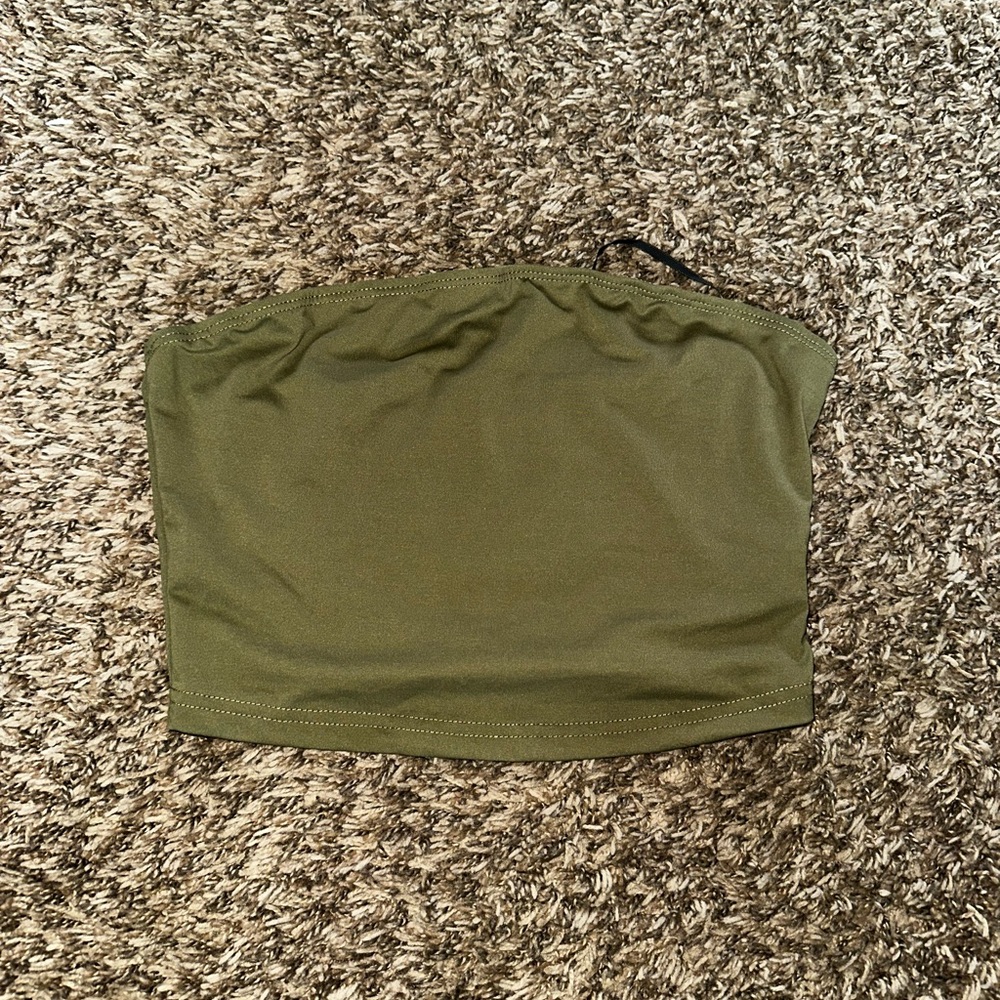 SHEIN green Tube Top